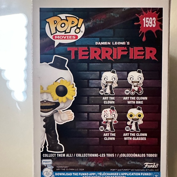 Funko Art the Clown with Yellow Glasses Figure - Picture 3 of 4